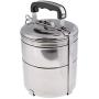 joyMerit Stainless Steel Thermal Storage Organizer Food Containers 3 Sizes - 2 Tier