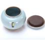 QIANZICAI Tea Cans, Red Persimmon Ceramic Storage Jars, Everything Goes Well, Creative Gifts, Gifts/Ornaments Tea Ceremony Accessories (Color : A)