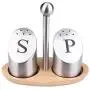 UPKOCH Stainless Steel Salt Shaker Spice Grinder Dispenser Condiment Storage Box Pepper Sugar Jar