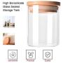 Transparent High Borosilicate Glass Kitchen Storage Bottle Jar Organization Rodalind