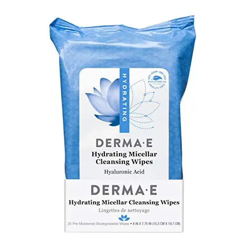 DERMA-E Hydrating Micellar Cleansing Wipes, 25pk (0460) DERMA-E Hydrating Micellar Cleansing Wipes, 25pk (0460)