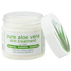 Pure Aloe Vera Treatment with Organic Coconut, Olive Oil & Vitamin E, 2 oz