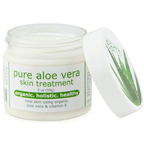 Pure Aloe Vera Treatment with Organic Coconut, Olive Oil & Vitamin E, 2 oz