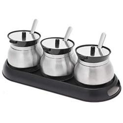 Mini Spice Jars Home kitchen combination stainless steel seasoning jar storage set