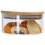 1/2/3/4-Tier Stackable Glass Apothecary Jar Kitchen Candy Cookie Storage Containers With Lid Food Bulk Container - Transparent Glass Storage Containers With Lids