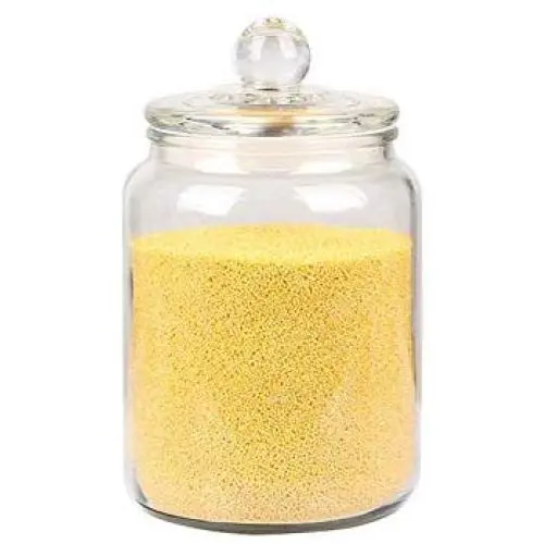Glas Lebensmittelbehälter mit Deckel, Großkapazität, durchsichtig, feuchtigkeitsdicht, ideal für die Vorratskammer (2000ml).