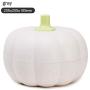 m?kvfa 2-Layer Pumpkin Candy Box, Creative Fashion Fruit Plate Food Storage Box for Oats, Pasta, Rice, Coffee, Tea, Snacks, Nuts (Gray)