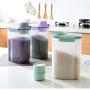 Rice grain storage tank, plastic food storage container