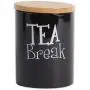DII Modern Chic Ceramic Kitchen Canister with Bamboo Lid for Food Storage, Serve Coffee, Sugar, Tea, Spices, and More Black, Assorted Sizes: 4.5x4.5x5.5, 4x4x4.5”, 3x3x4 DII Modern Chic Ceramic Kitchen Canister with Bamboo Lid for Food Storage, Serve Coffee, Sugar, Tea, Spices, and More Black, Assorted Sizes: 4.5x4.5x5.5, 4x4x4.5”, 3x3x4