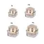 1PCS 30ml/1oz Empty Refillable Clear Upscale Acrylic Cosmetic Face Cream Lotion Make-up Bottles Jars with Gold Screw Lid and Plastic Liner Hand Pad for Makeup Sample Packing Pot Storage Container 1PCS 30ml/1oz Empty Refillable Clear Upscale Acrylic Cosmetic Face Cream Lotion Make-up Bottles Jars with Gold Screw Lid and Plastic Liner Hand Pad for Makeup Sample Packing Pot Storage Container