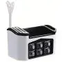 Poniu Plastic Multi-use Kitchen Shelf Seasoning Storage Box Rack Condiment Jar Spice Pots Box Storage Container Spice Box Serving Set (White) Poniu Plastic Multi-use Kitchen Shelf Seasoning Storage Box Rack Condiment Jar Spice Pots Box Storage Container Spice Box Serving Set (White)