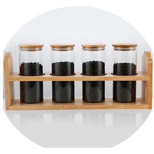 Glass Sealed Jars, Moisture-Proof Kitchen Food Containers, Storage Coffee Beans/Tea/Cereal/Oatmeal