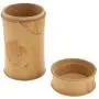 joyMerit Wooden Bamboo Jar Lided Canister For Bathroom & Kitchen Teaware Food Storage - g