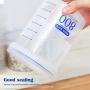 DokFin Slime Containers, Apothecary Jars Dry Food Storage Containers with Screw-On Lids, Keeps Glue Putty Fresh Clear Slime Storage Containers for Sugar, Flour, Rice, 3 Sizes