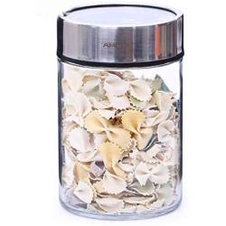 JIUYAODIANZI Glass Bottle Sealed jar Tea Miscellaneous Food Products Transparent Storage Tank Kitchen Supplies Spice Storage (Capacity : 1250ml)