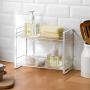 Kitchen Storage,Spice Rack- Kitchen Seasoning Bottle, Seasoning Bottle Rack, Seasoning Tank Storage Rack, Wrought Iron Layered Storage Rack for Spice Jar, Can, Bottle and more Multifunction Cutlery Ra