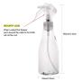 Misting Spray Bottle, 200ml Plastic Water Spray Bottles Fine Mist Trigger Sprayer,2 Pack Small Empty Spray Bottle for Hair Care Cleaning Solutions Hair Plant Continuous Spray Bottle 6.8 oz