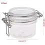 Bocal Rond en Plastique de 120 ml avec Bouchon Clip Etanche - Récipient de Rangement Alimentaire, Ustensiles de Cuisine, Conservation, Cosmétiques, Crèmes Bocal Rond en Plastique de 120 ml avec Bouchon Clip Etanche - Récipient de Rangement Alimentaire, Ustensiles de Cuisine, Conservation, Cosmétiques, Crèmes