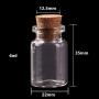 | Storage Bottles & Jars | 4/5/6/7/8ml.Tiny Glass Bottles with Cork Empty Glass Bottles Glass Jars Vial for Home Decoration Artware Craftwork 100pcs | by HUDITOOLS | 1 PCs