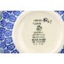 Polish Pottery 4?-inch Apple Shaped Jar made by Ceramika Artystyczna (Spring Butterfly Theme) Signature UNIKAT + Certificate of Authenticity