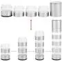 Spice Jar - Delaman 4 in 1 Seasoning Cans Set Spice Condiment Bottles Shakers Box Grinder for Outdoor Camping