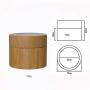 100ML Environmental Bamboo Body Empty Refillable Cosmetic Cream Jar Storage Bottle Container Bottle for Travel And Home