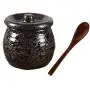 123Arts Ceramics Japanese Flower Sugar Bowl Seasoning Pot Salt Pepper Storage Jar Lid Wood Spoon 123Arts Ceramics Japanese Flower Sugar Bowl Seasoning Pot Salt Pepper Storage Jar Lid Wood Spoon