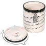ART & ARTIFACT Ceramic Cat Treat Cookie Jar - Sealable Kitchen Canister