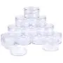 BENECREAT 12 Pack 2.2''x1.33'' (50ml) Empty Clear Plastic Bead Storage Container jar with Rounded Screw-Top Lids for Beads, Nail Art, Glitter, Make Up, Cosmetics and Travel Cream BENECREAT 12 Pack 2.2''x1.33'' (50ml) Empty Clear Plastic Bead Storage Container jar with Rounded Screw-Top Lids for Beads, Nail Art, Glitter, Make Up, Cosmetics and Travel Cream
