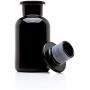 Infinity Jars 250 ml Black Ultraviolet All Glass Refillable Empty Apothecary Jar