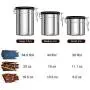 Stainless Steel Coffee Canister, 22.8 oz Airtight Coffee Storage Containers with Built-in CO2 Gas Vent Valve & Date Tracking Wheel & Scoop, Vacuum Storage Jar Keep Coffee Sugar Tea Fresh(Sliver,Large) Stainless Steel Coffee Canister, 22.8 oz Airtight Coffee Storage Containers with Built-in CO2 Gas Vent Valve & Date Tracking Wheel & Scoop, Vacuum Storage Jar Keep Coffee Sugar Tea Fresh(Sliver,Large)