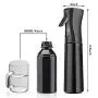 Pulvérisateur pour Produit Capillaire Vide, Bouteille Vaporisateur Fine Brume Rechargeable, 2 Pièces 300ml (Noir + Blanc) pour Coiffage, Nettoyage, Pulvérisateur d'Arrosage Continu pour Jardin Pulvérisateur pour Produit Capillaire Vide, Bouteille Vaporisateur Fine Brume Rechargeable, 2 Pièces 300ml (Noir + Blanc) pour Coiffage, Nettoyage, Pulvérisateur d'Arrosage Continu pour Jardin