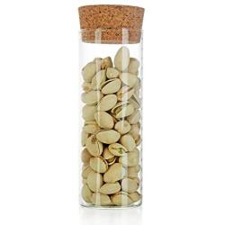 Tea storage containers,Tea storage jar Candy cans Tea Glass tea jar Cork seal Straight tube tea pot Storage tank-E