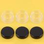 100 Pieces Travel Cream Containers 3g with Mini Cosmetic Spatula Leak Proof Small Travel Containers Empty Cosmetic Jar Sample Containers