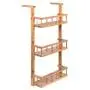Étagère Suspendue pour Réfrigérateur, Rangement Pots à Épices 3 Couches, Étagère Fixée au Mur pour Placard Cuisine par Mostbest Étagère Suspendue pour Réfrigérateur, Rangement Pots à Épices 3 Couches, Étagère Fixée au Mur pour Placard Cuisine par Mostbest