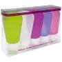 Ensemble de contenants de voyage SHANY Ultimate Jetsetter - Flacons réutilisables en silicone approuvés TSA - Pack de 5 Ensemble de contenants de voyage SHANY Ultimate Jetsetter - Flacons réutilisables en silicone approuvés TSA - Pack de 5