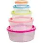 Yudesun Reusable Food Storage Boxes - 5PCS Round Storage Jars Microwave Freezer Box Plastic Tubs Fruit Picnic Lunches Meal Prep Yudesun Reusable Food Storage Boxes - 5PCS Round Storage Jars Microwave Freezer Box Plastic Tubs Fruit Picnic Lunches Meal Prep
