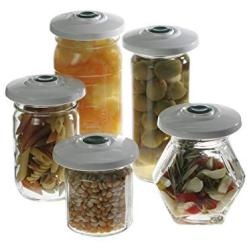 Vacuware FreshJarLids Extension Pack- 8 Universal, High Strength Food Jar Lids - Quality Made in the USA - 8