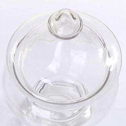 HOUSIYU Glass Jars Transparent Glass Candy Jars Pharmacy Containers Biscuit Jars Wedding Candy Self-Service Jars for Kitchen and Bathroom Storage and Organization, 15.31930cm