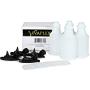 Vivaplex, 4, Large, 24 oz, Sturdy, Empty, Plastic Spray Bottles, with Black Trigger Sprayers