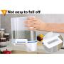 YTF-Multi-grain sealed cans, plastic with lid storage tank, rice bucket with portable 2 piece set