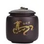 Koala Superstore Lila Tongefass Chinesischer Stil Teebehälter mit Dichtung, Nr. 003, 730ml