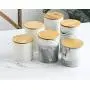 Contenant de Rangement HHXQXB pour Aliments, Pot à Épices, Tasse, Café, Épices, Sucre, Sel et Plus encore avec Revêtement Mat, WearCO2 et Préserve la Fraîcheur des Aliments (Blanc)