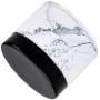 Beauticom 2 oz./ 60 Grams/ 60 ML (Quantity: 6 Packs) Thick Wall Round Clear Plastic Leak-Proof Jars Container with Black Lids for Cosmetic, Lip Balm, Lip Gloss, Creams, Lotions, Liquids