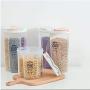 Kitchen storage tank, plastic transparent compartment storage tank, food storage box