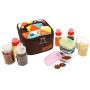 iBelly Storage Bottle Set for Camping Hiking BBQ,10PCS Spice Seasoning Bottle Box Set Seasoning Jar with Portable Storage Bag