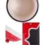 Réservoir en céramique moyenne DII Rouge Poka Dot Moyen