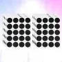 UPKOCH 10 Sheets Chalkboard Labels Circle Spice Jars Labels Pantry Stickers Spices Label for Kitchen Storage Mason Jars Containers Cups Glass Bottles Hot Sauce Dasher