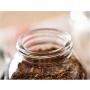 XSWZAQ Double bottom bottle glass sealed storage tank with lid candy seasoning food jar small mini bottle