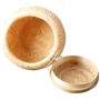 Lorchwise 2 PCS Hand Made Bamboo-Woven Storage Baskets - Mini Storage Jar M